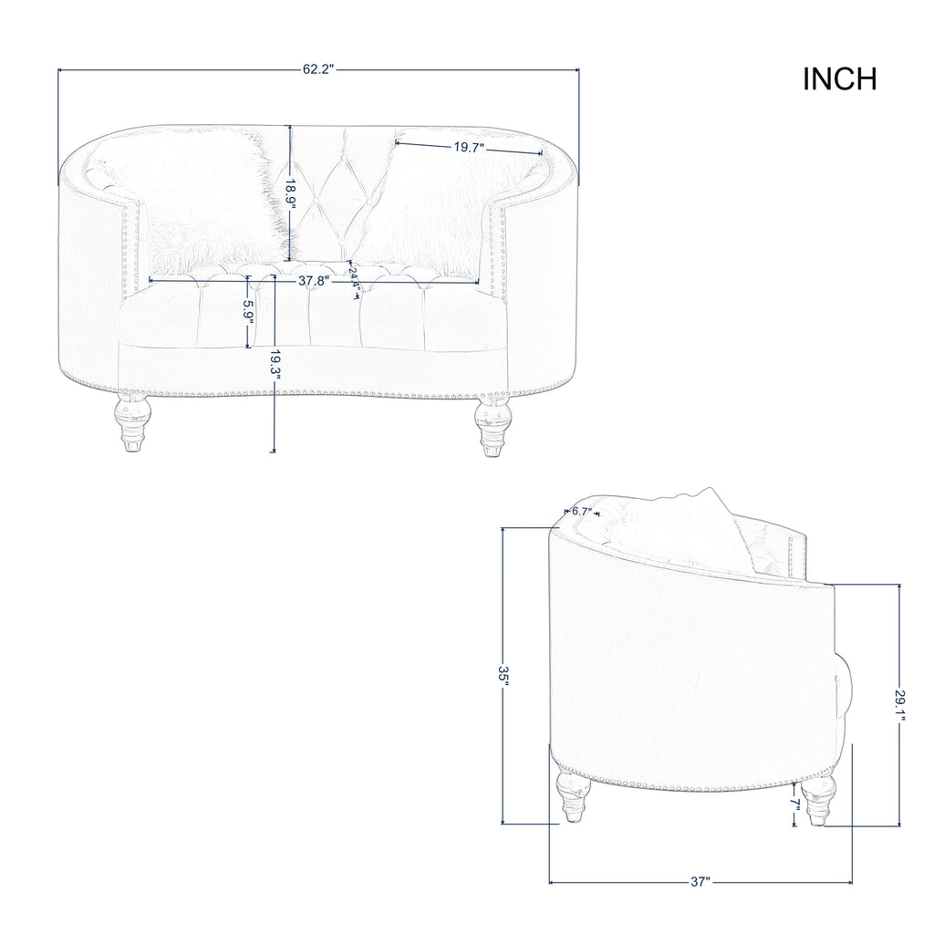 2 Piece Living Room Set B37469