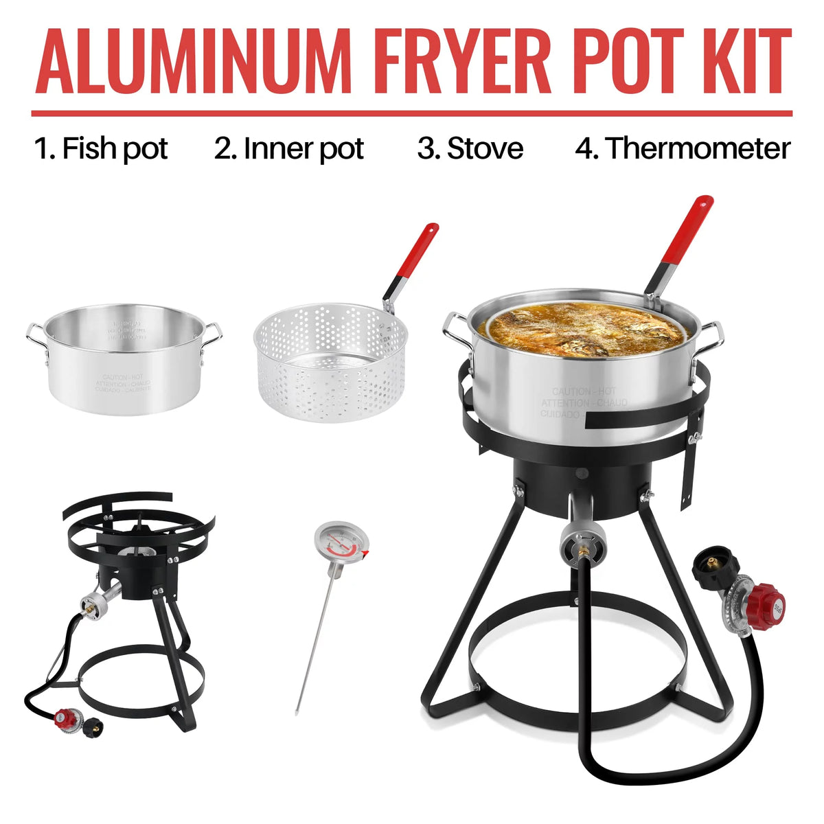 10 Qt Propane Outdoor Fish Fryer Set Z13471
