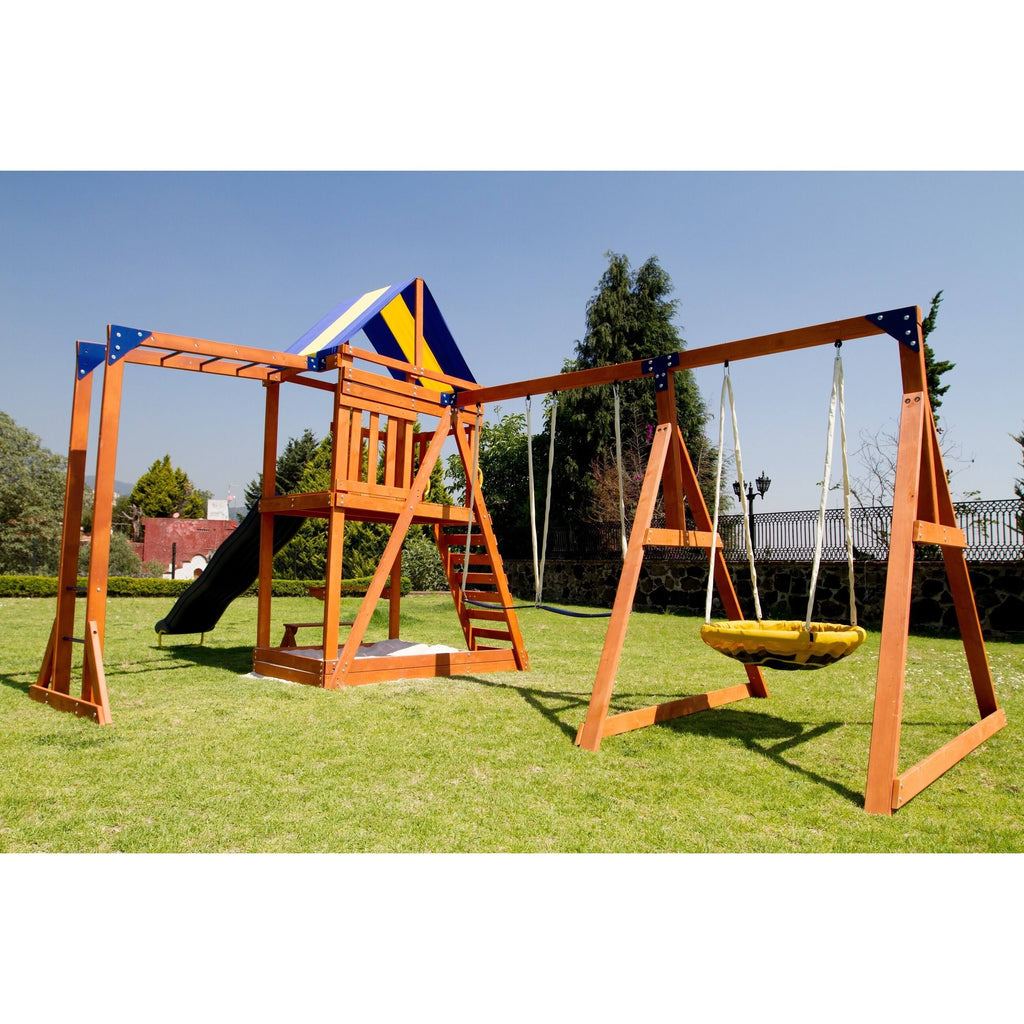 Wooden Swing Set B7086