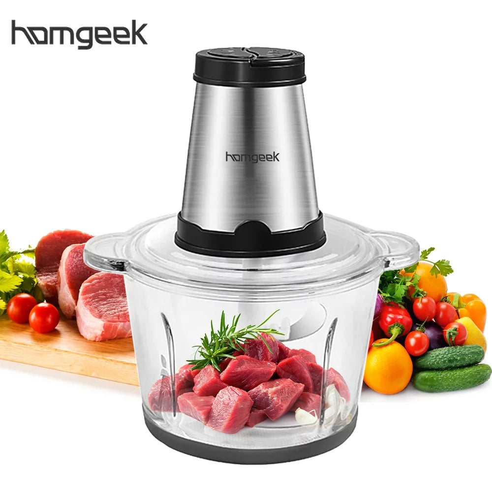 300 Watts 2L Stainless Steel Electric Food Processor J887