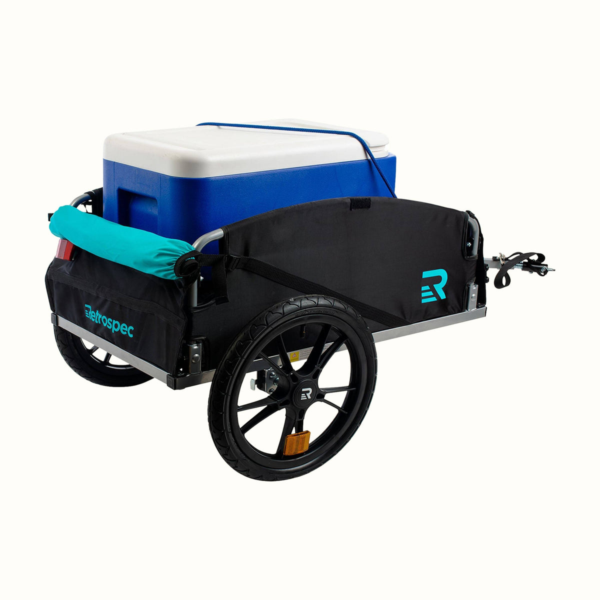 Teal Foldable Bicycle Cargo Trailer I467251