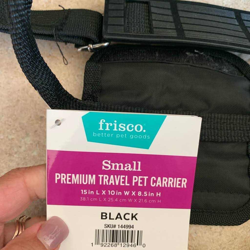 Premium Travel Dog & Cat Carrier Bag W59510