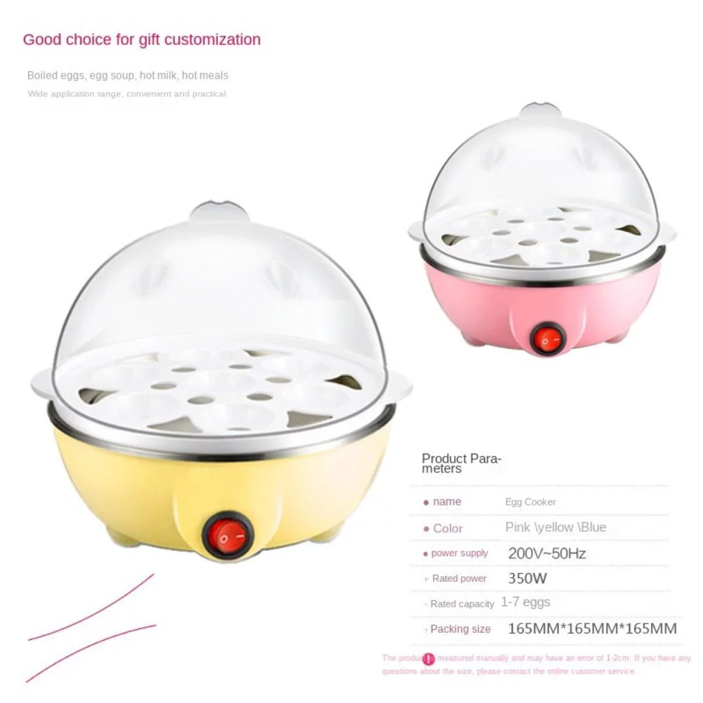 7 Eggs Auto-Off Egg Cooker Egg Steamer A20819