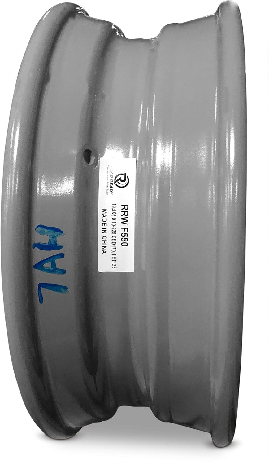 19.5 Inch 10 Lug Gray Steel Wheel Rim H2997