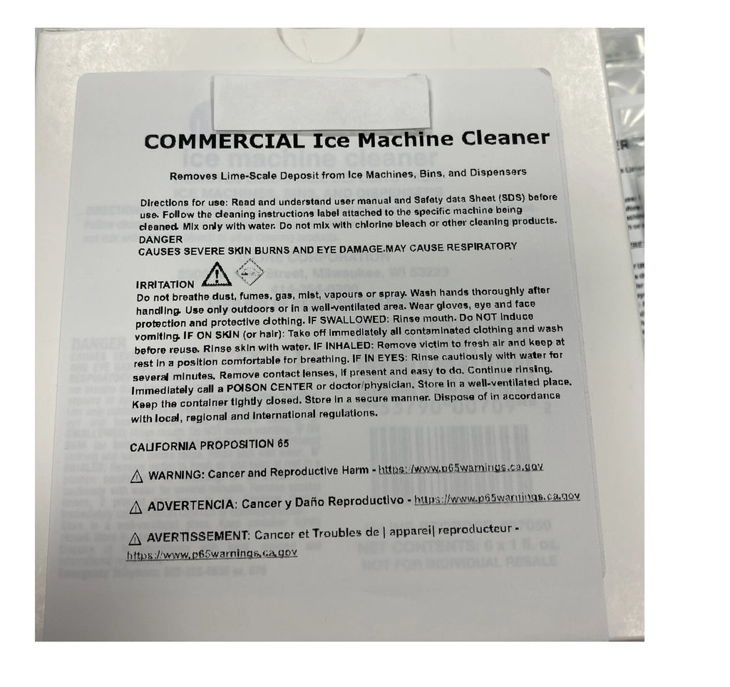 Ice Machine Cleaner K537538