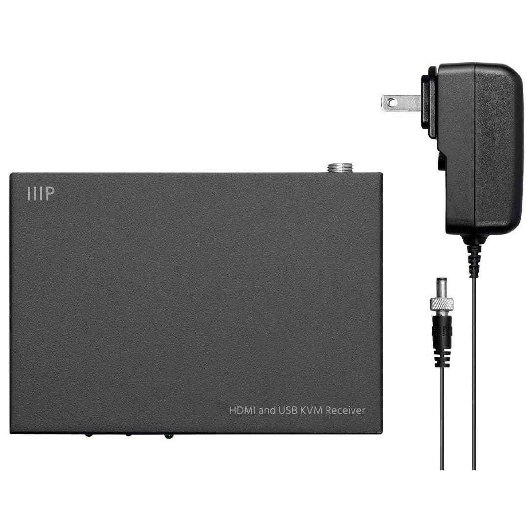 HDMI and USB KVM Extender, Black, 154ft, 1080p@60Hz, USB 2.0 I8172