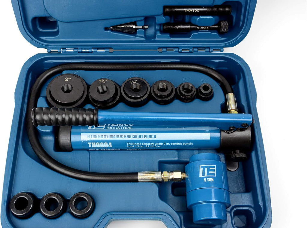 Hydraulic Knockout Punch Electrical Conduit Hole Cutter Set U65329