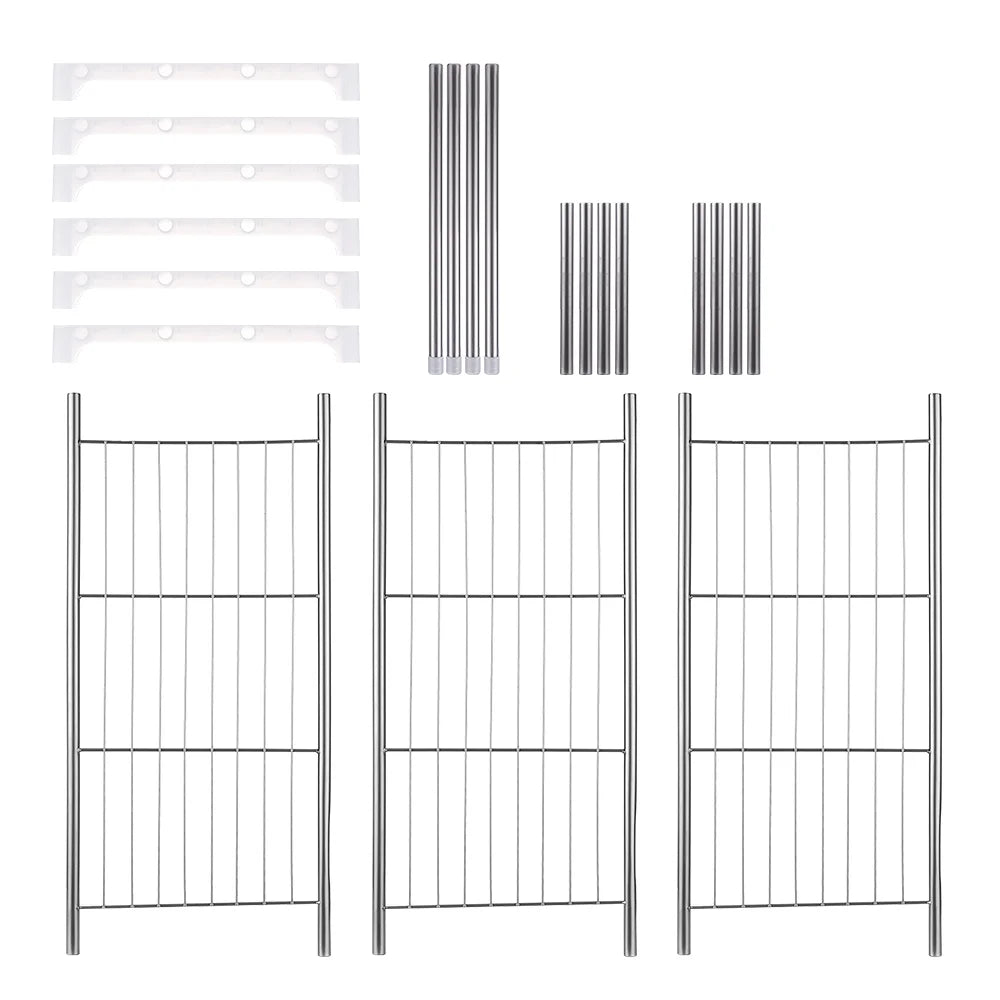 3-Tier Kitchen Storage Shelf Rack Microwave Oven Shelving Unit F7654