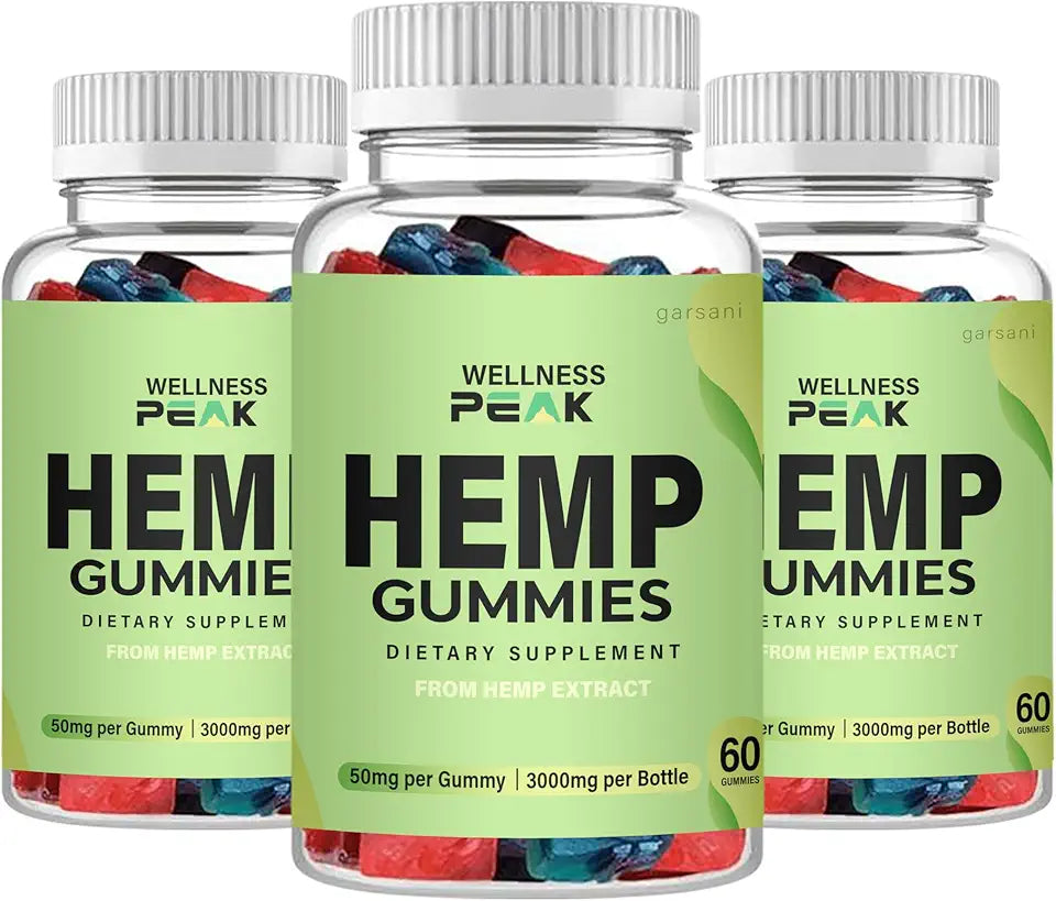 Hemp Gummies 3 Pack 180 Gummies C911