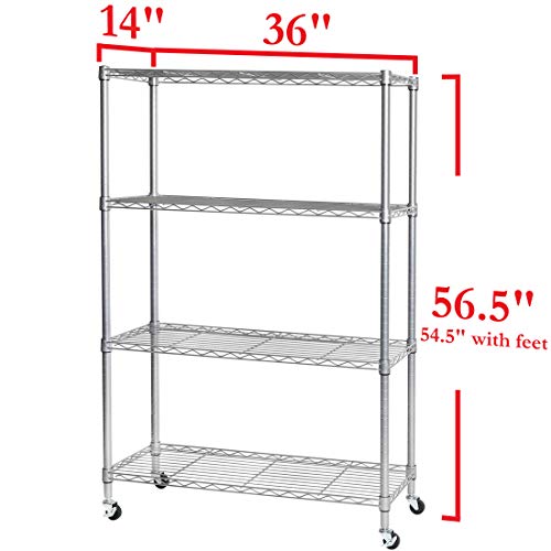 Steel Wire Shelving Storage Unit Z510