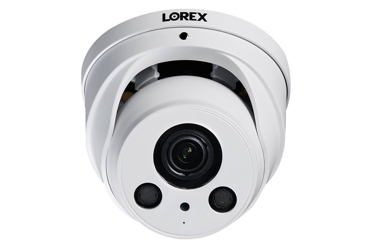 4K Motorized Zoom Lens IP Audio Dome Security Camera White 4-Pack G18792