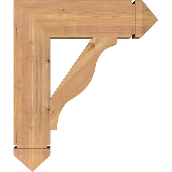 Western Red Cedar Smooth Bracket E1477