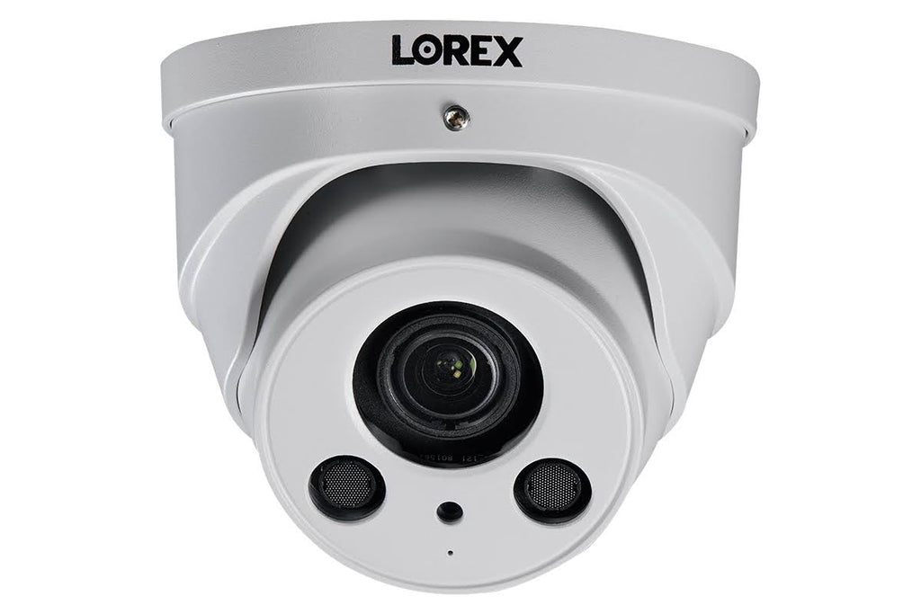 4K Motorized Zoom Lens IP Audio Dome Security Camera White 4-Pack G18792