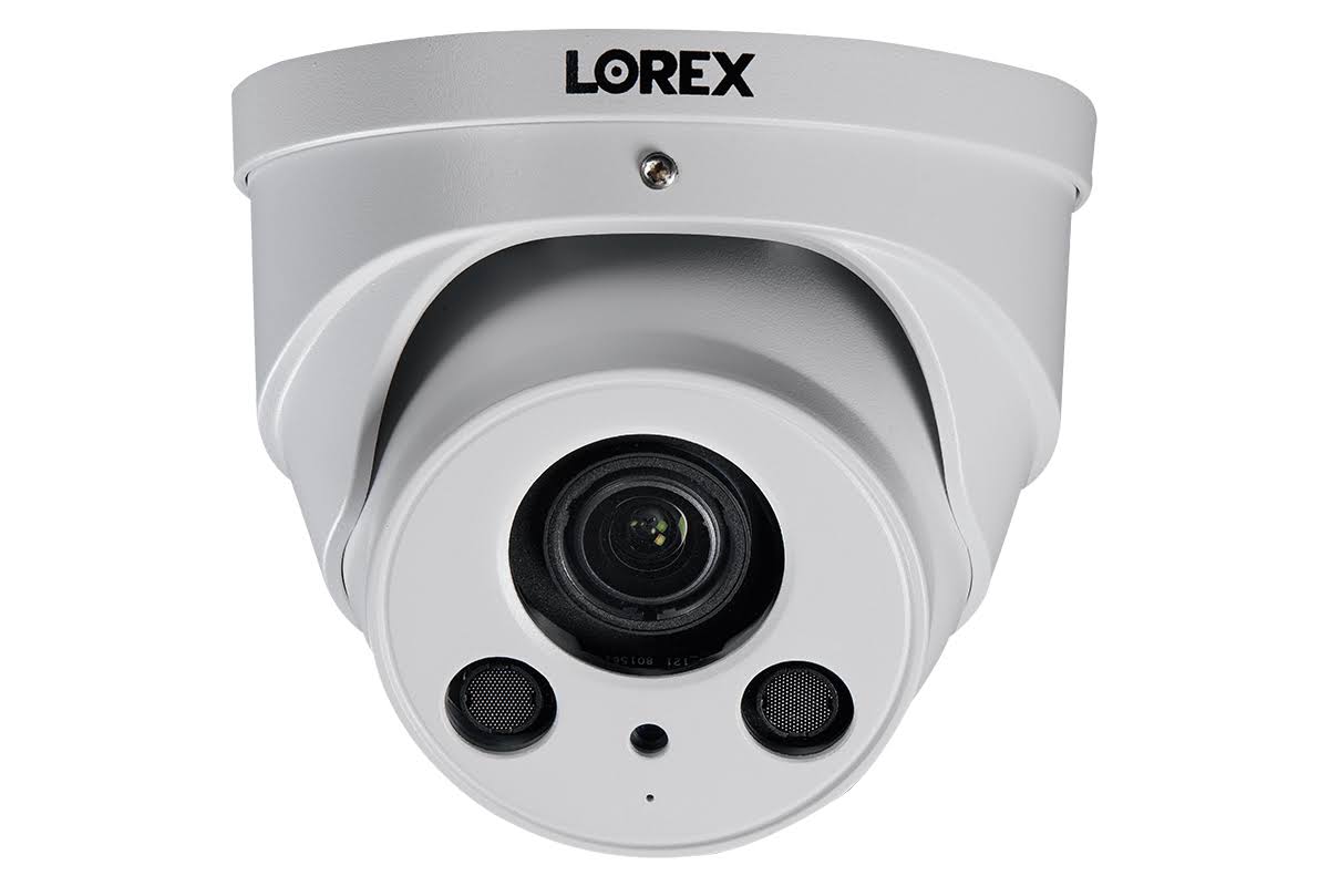 4K Motorized Zoom Lens IP Audio Dome Security Camera White 4-Pack G18792