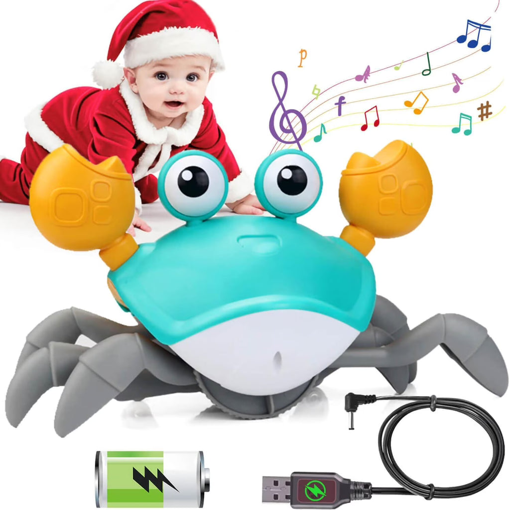 Crawling Crab Baby Toy with Music and Light N747