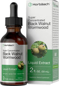 Black Walnut Wormwood Liquid Extract 2 fl oz Alcohol Free Tincture G874