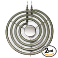 2-Pack 6 inch 4 Turns Surface Burner Element for Range, Stove & Cooktop W539