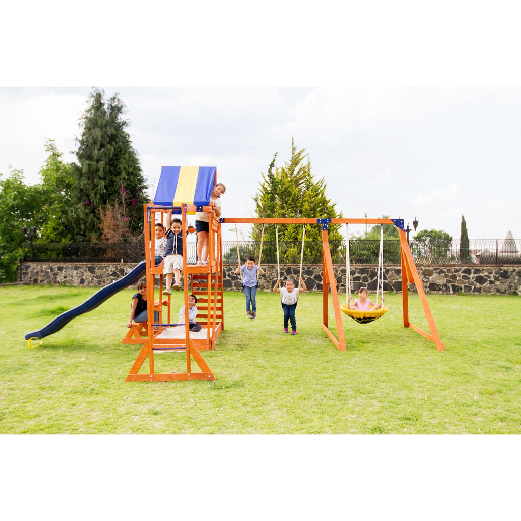 Wooden Swing Set B7086