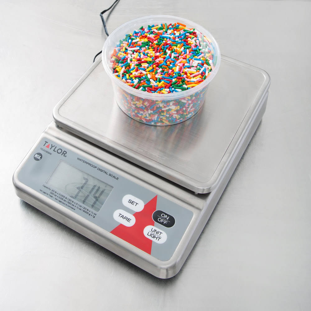 20 lb. Waterproof Digital Portion Control Scale L14396