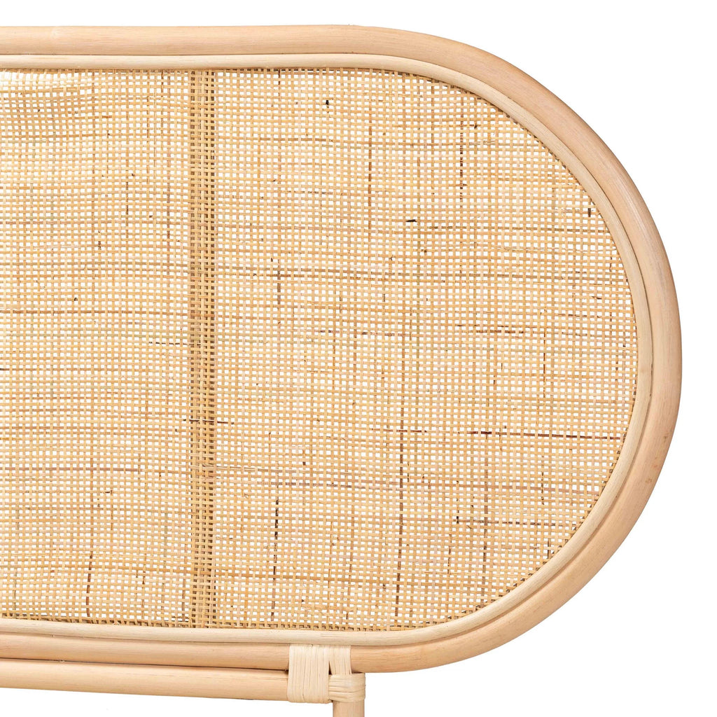 Natural Brown Rattan Queen Size Headboard E2018