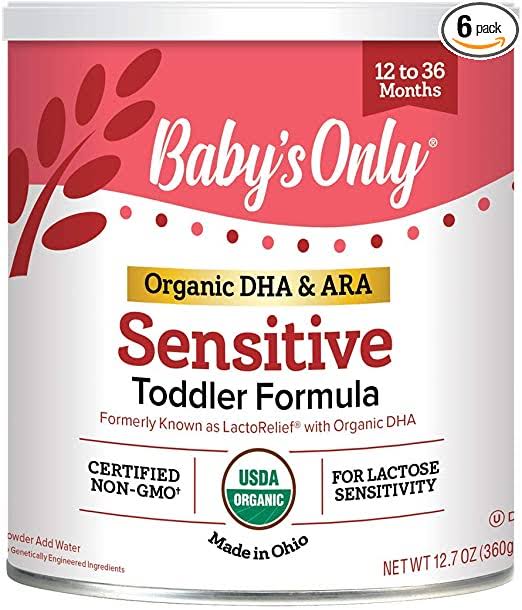 12.7oz 6 Pack Organic Toddler Formula P390