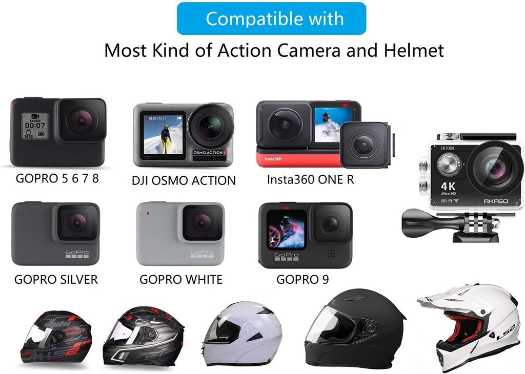 Motorcycle Helmet Chin Strap Mount for GoPro Hero Action Camera E885