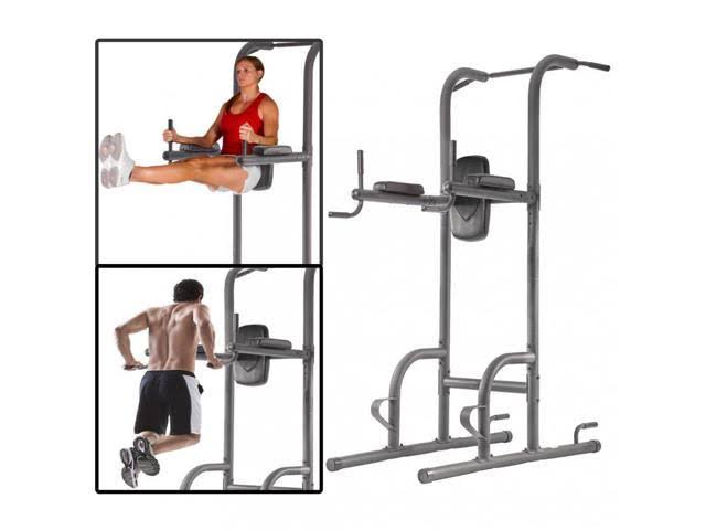 Power Tower with Dip Station Pull Up Bar E5087