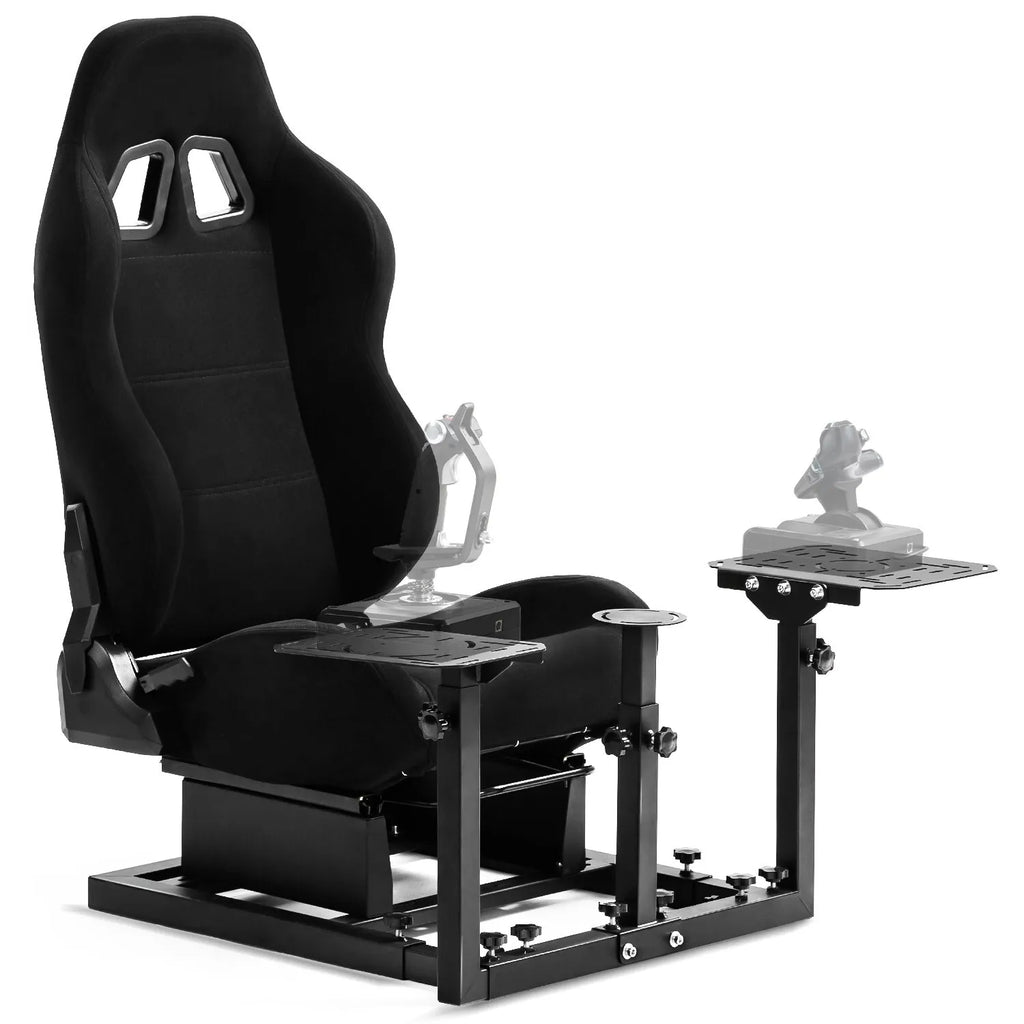 Flight Simulator Cockpit with Black Seat G703