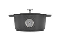 Cast Iron 4.25 Quart Dutch Oven with Thermometer R242