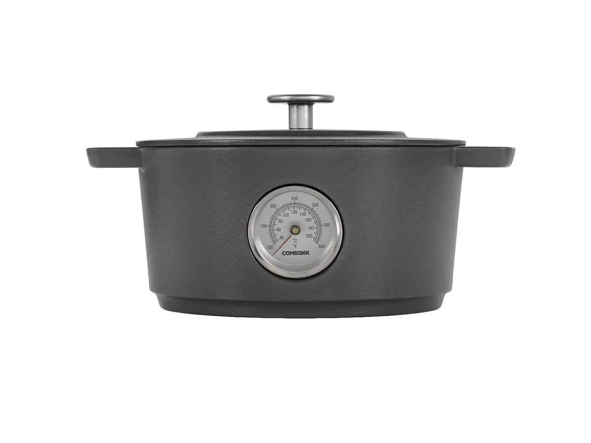 Cast Iron 4.25 Quart Dutch Oven with Thermometer R242