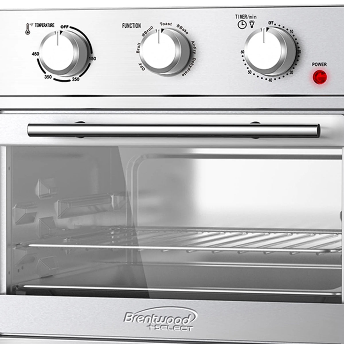 24-Qt. 1,700-Watt Stainless Steel Convection Air Fryer Toaster Oven P497350