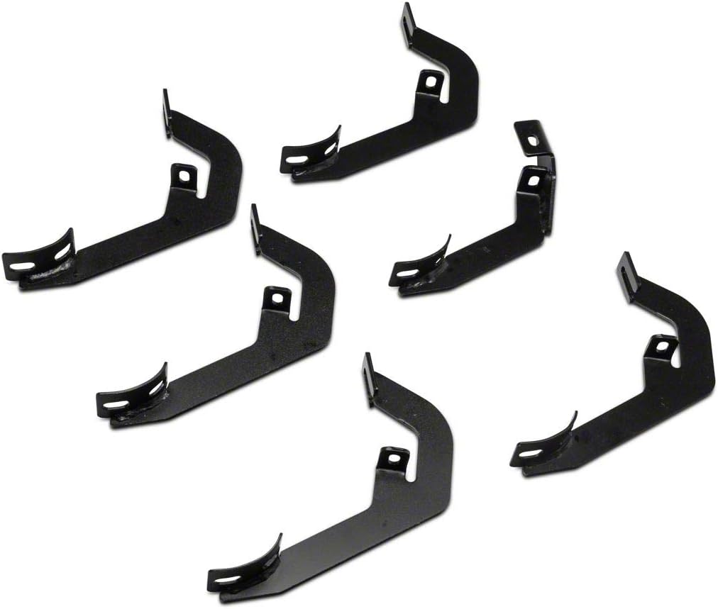 Black Oval Bent End Side Step Bars K918