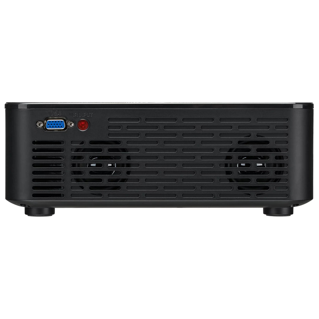 Black Home Theater Projector with Remote and HDMI Cable N402
