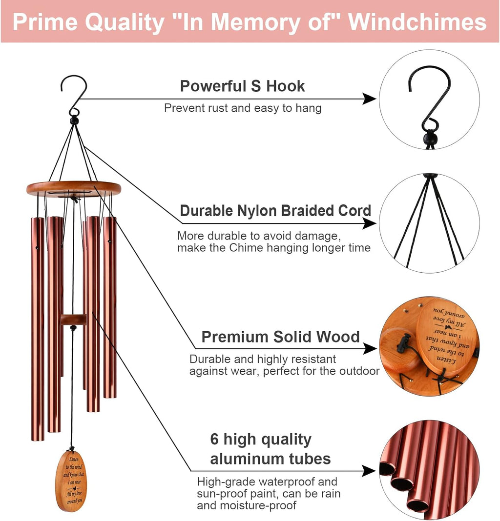 Sympathy Wind Chimes W7570