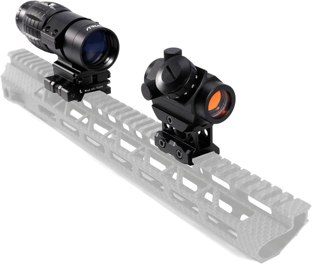 Tactical 3-4 MOA Red Dot Sight with 3X Magnifier Combo F351