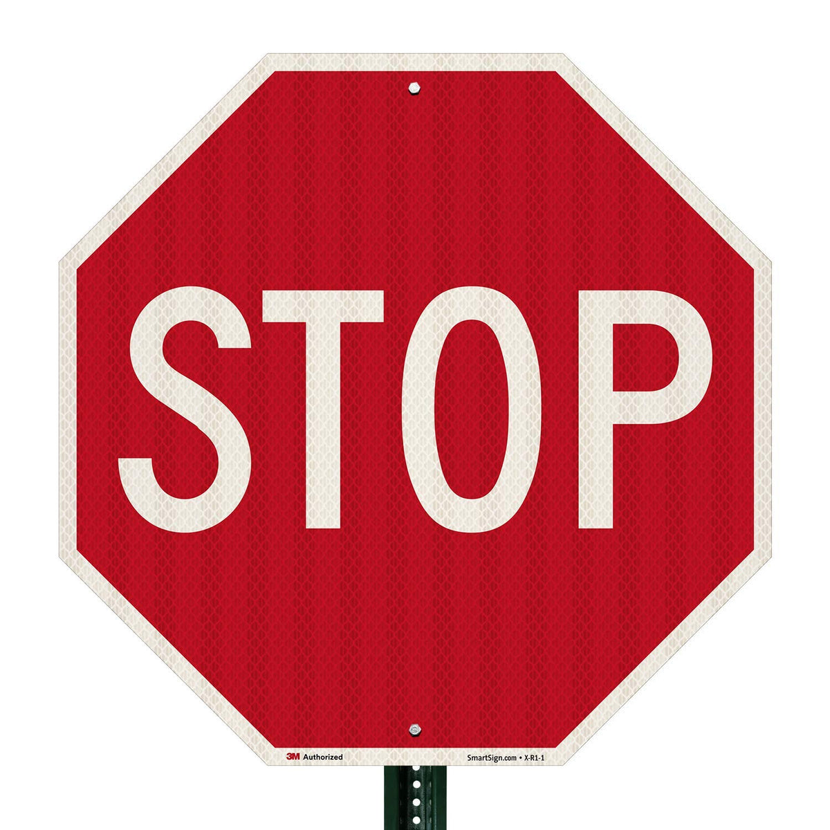 30" High Intensity Grade Reflective Aluminum Sign Pack of 2 X760378
