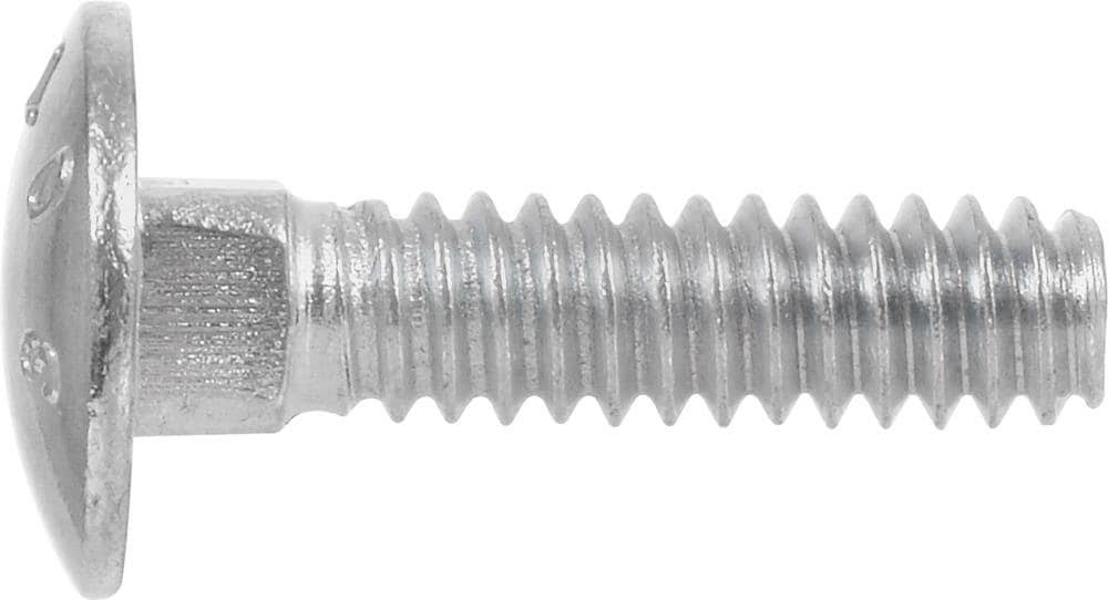7/16 x 4-1/2-Inch Steel Zinc-Plated Carriage Bolt, 25-Pack L807836