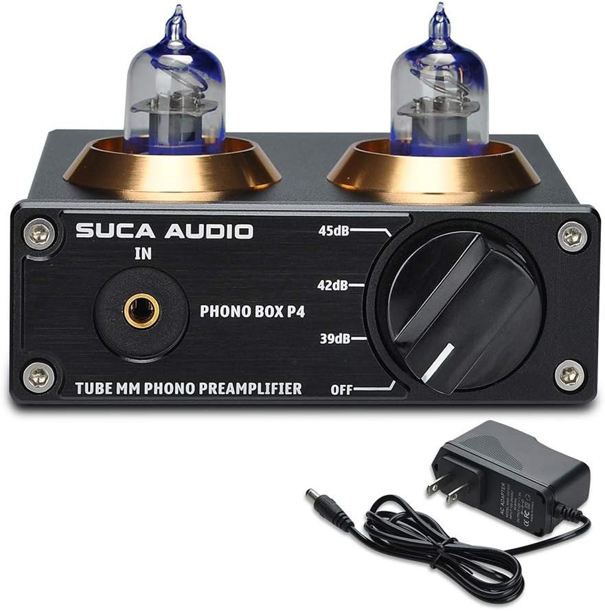 Phono Preamp with Gain Gear Mini Hi-Fi Stereo W57419