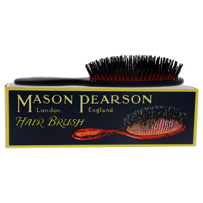 Pocket Bristle Brush - Dark Ruby - 1 Pc Hair Brush P73637
