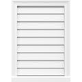 PVC Gable Vent with Brickmould S18850