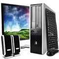 Desktop Intel Core 2 Duo 2.4GHz 4GB RAM 500GB HDD DVD Windows 10 Home 19" Monitor Keyboard Mouse Speaker Bundle B397108