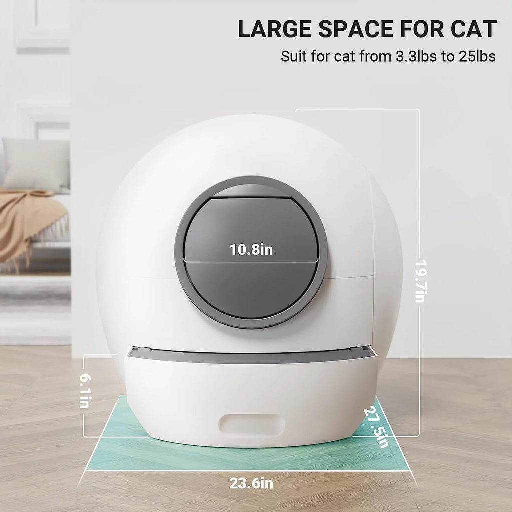 WiFi Smart Self-Cleaning Cat Litter Box X4890