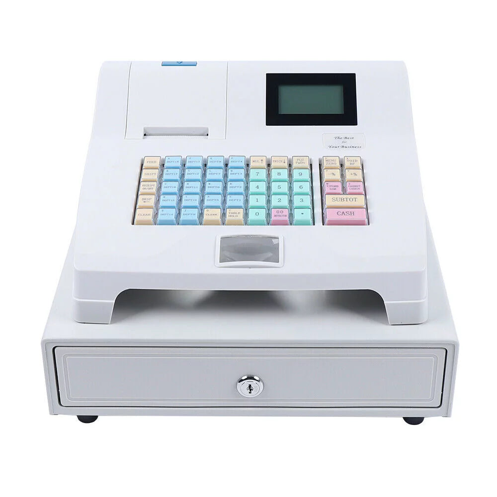 LED Electronic Cash Register 48 Keys with Cash Drawer S7263