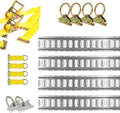 16 Piece Galvanized E Track Tie-Down Kit Q7222