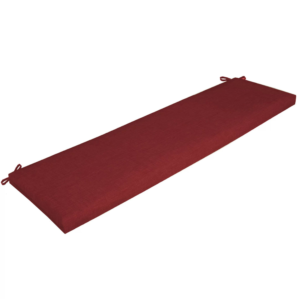 Ruby Red Outdoor Bench Cushion 17 x 46 R594016