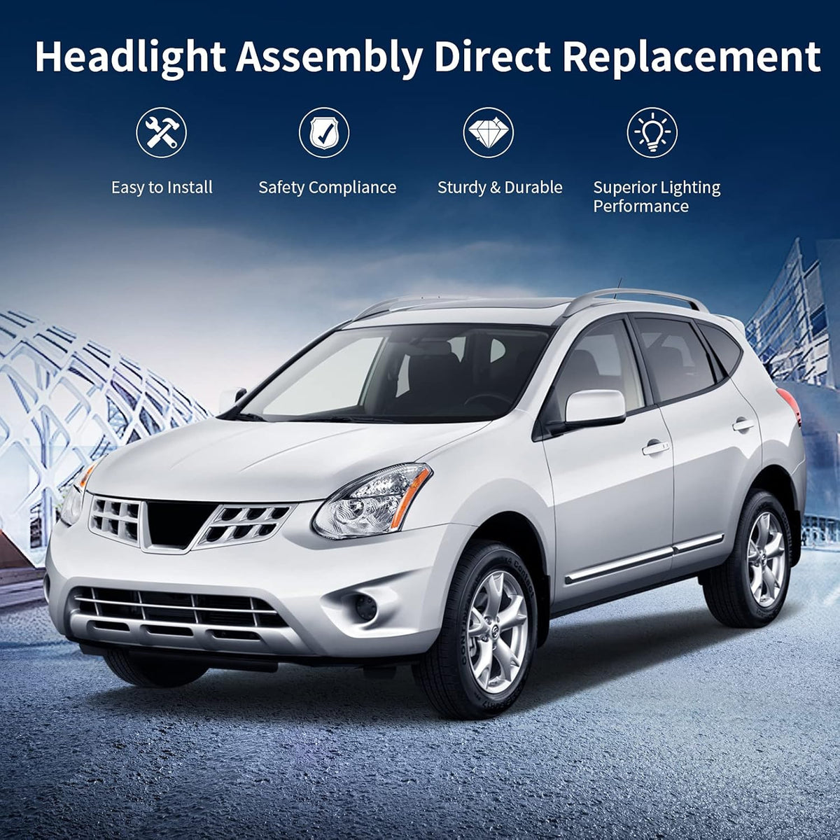 Headlight Assembly M909336