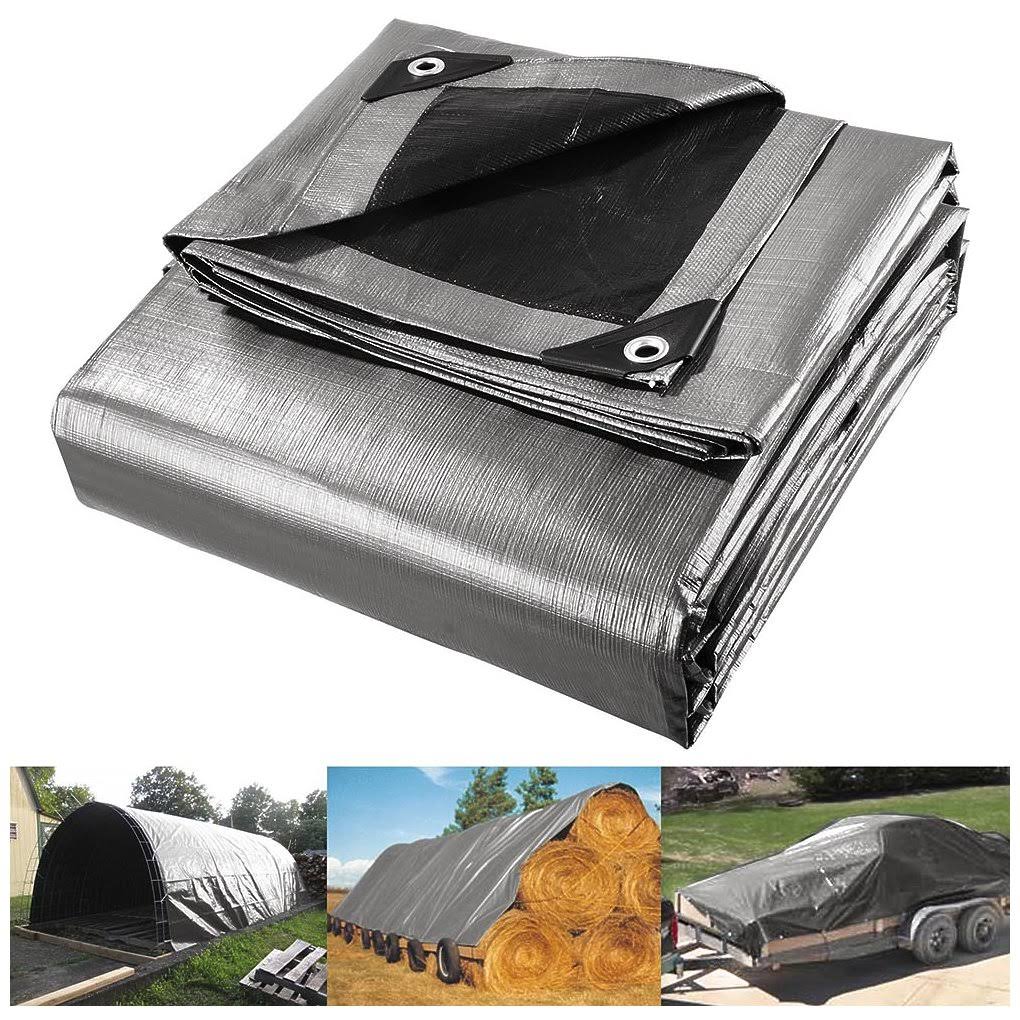 24x30ft Heavy Duty Waterproof Poly Tarp Canopy Tent Cover X446