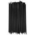 Black 7.5 inch Sip Straw, Case of 10,000 D150
