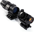 Tactical 3-4 MOA Red Dot Sight with 3X Magnifier Combo F351