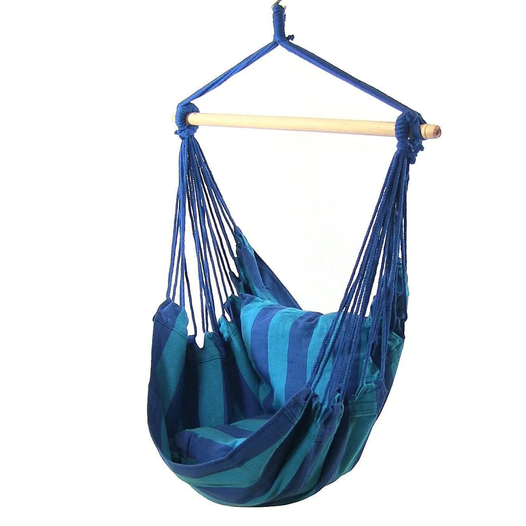 Hanging Hammock Swing with Two Cushions Set of 2 S3664